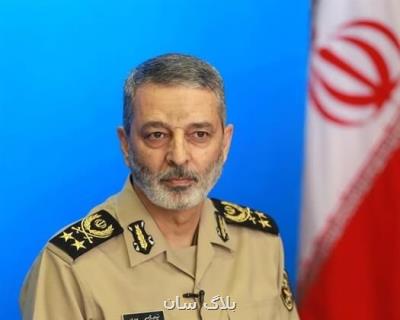 تبریک فرمانده کل ارتش به سردار رادان